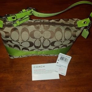 Coach khaki/Apple like new 42617